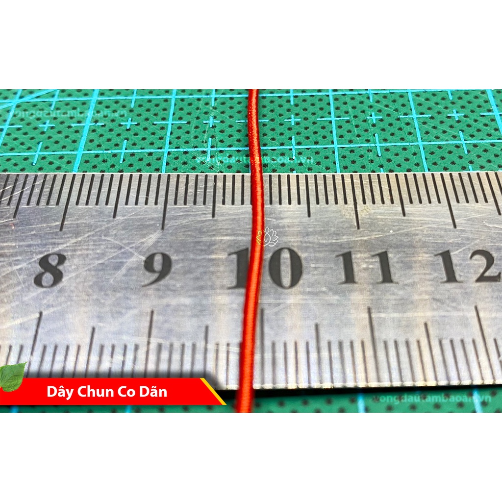 Dây Chỉ đỏ, Dây chun co dãn dùng xâu vòng dâu tằm, vòng đá phong thủy