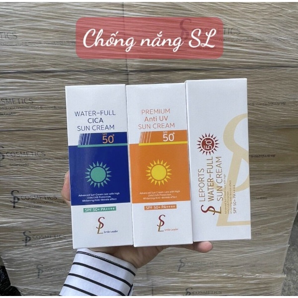 Kem Chống Nắng Nâng Tone,Dưỡng Da Smile Leader Sun Cream SPF50 Tuýp 60ml Hàn Quốc | BigBuy360 - bigbuy360.vn