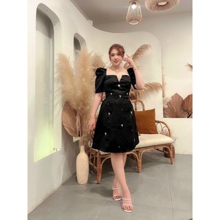 ĐẦM THIẾT KẾ ĐÍNH ĐÁ BIGSIZE