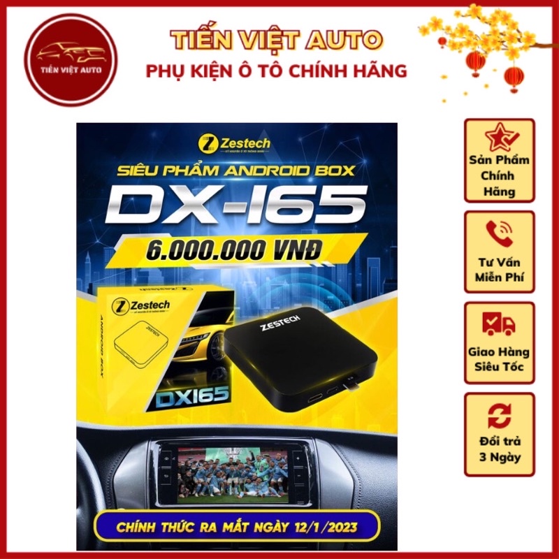 Bộ Android Box Zestech DX165 Dành Cho Ô Tô - Model 2023