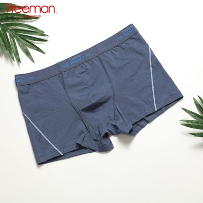 Quần lót boxer chất liệu cotton model cao cấp mềm mịn, thấm hút mồ hôi tốt Freeman 6530