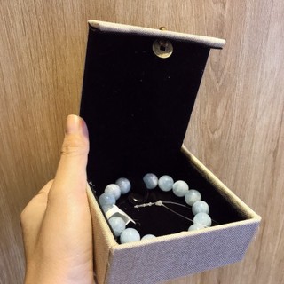 Hộp gấm hình sen có tua nhỏ gọn -haianhshop