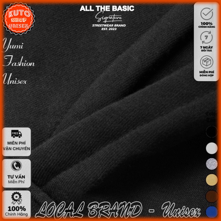 Áo Hoodie AllTheBasic Local Brand Unisex Ullzang nỉ bông cao cấp dày - Áo Khoác Nỉ Form Rộng