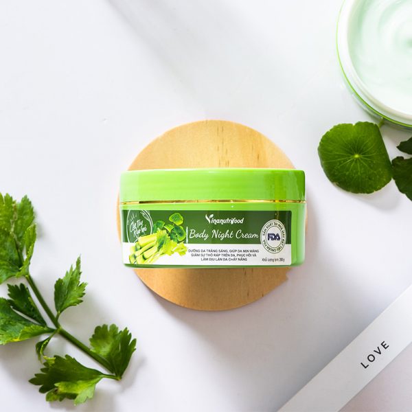 Kem Body Ngày Cần Tây Rau Má, Chống nắng, Phục hồi da cháy nắng, nuôi dưỡng da trắng sáng, Lọ 200g
