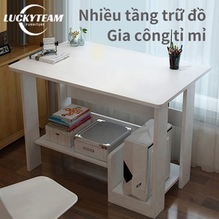 Bàn máy tính bàn học gỗ đơn giản dễ phối nội thất văn phòng kiểu Bắc Âu gọn nhẹ-FS12