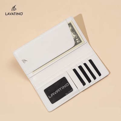 Ví nữ cầm tay da bò EPI cao cấp làm quà tặng nhân dịp đặc biệt chính hãng LAVATINO - WLB11