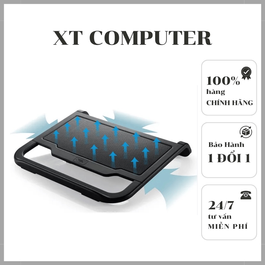 Đế tản nhiệt Laptop DEEPCOOL N200 - Hàng Chính Hãng - Bảo hành 1 năm