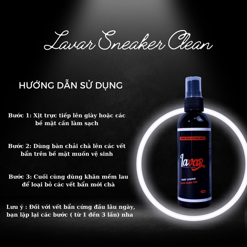 Bộ vệ sinh làm sạch giày Lavar