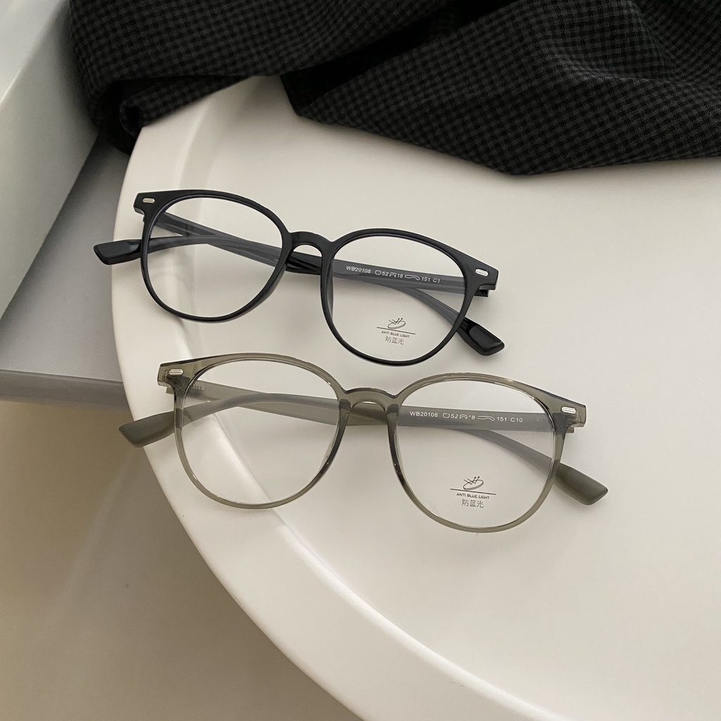 Mắt kính nhựa dẻo form tròn xinh dễ mang