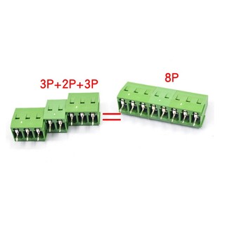 [ 2 CON ] Domino KF128 2P 5.08mm chân thẳng