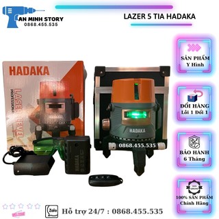 Máy cân bằng laser - máy cân mực 5 tia hadaka - siêu sáng