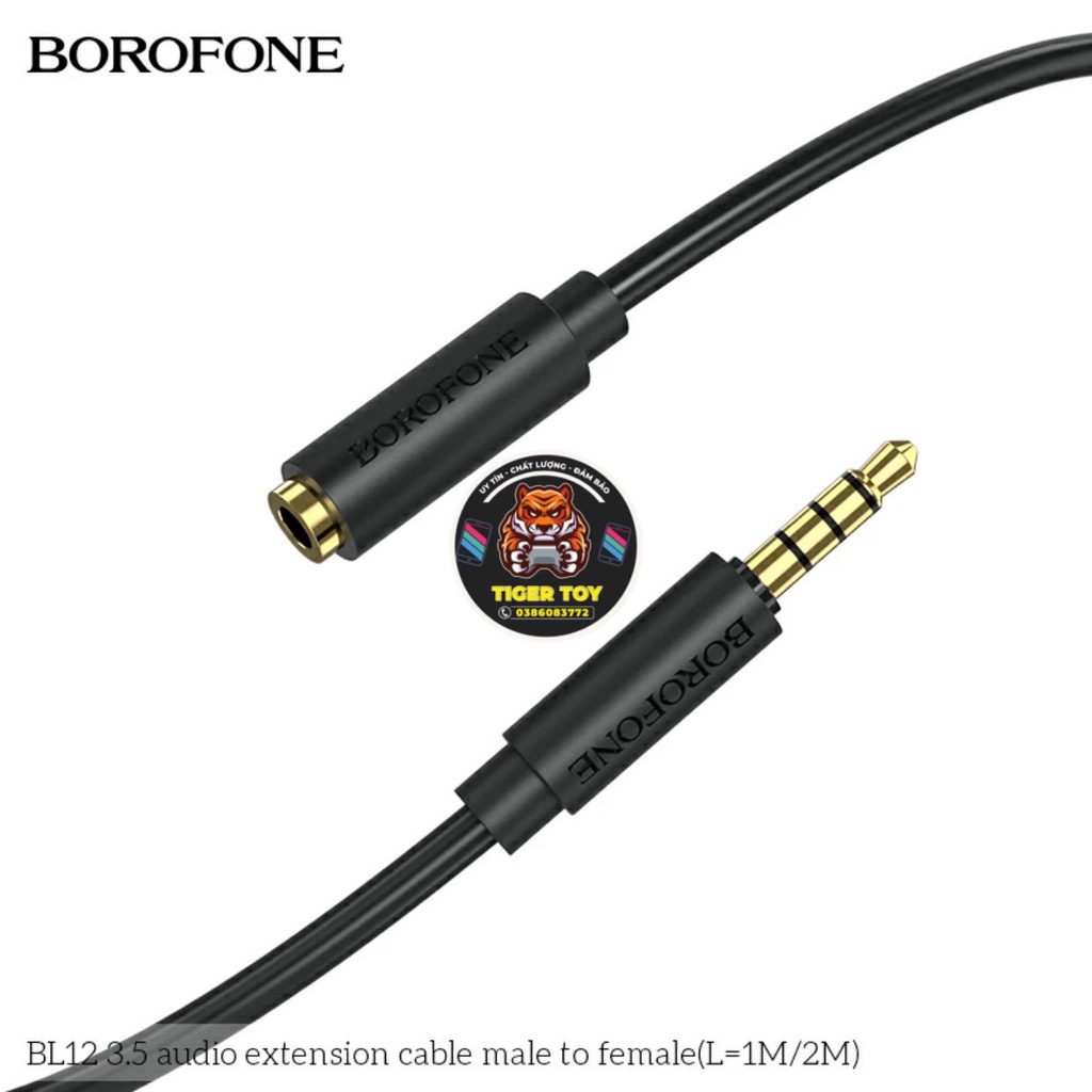 Dây cáp nối dài cho tai nghe loại xịn chân cắm 3.5mm dài 1m