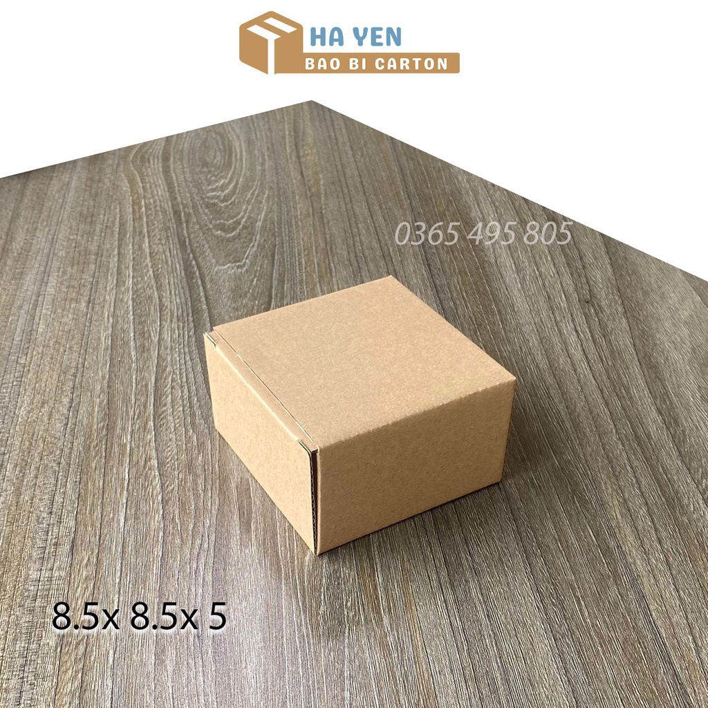 8.5 x 8.5 x 5 cm Hộp Carton Nắp Gài