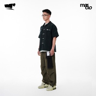 Straw Cargo Pants - Quần Dù Ống Rộng