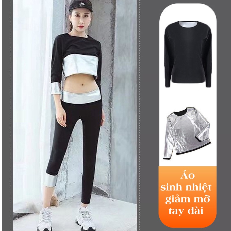Áo Bra Cực Siêu Đốt Mỡ, Áo Bạc Sinh Nhiệt Ngắn, Áo Bạc Sinh Nhiệt Dài, Áo Sinh Nhiệt Giảm Mỡ Đốt Cháy Mỡ Bụng