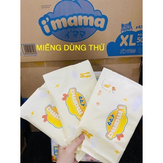 Tã/bỉm i'mama dán/quần nội địa nhật bản siêu thấm hút, mỏng nhẹ size m