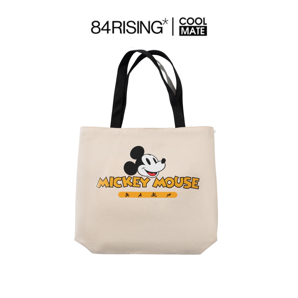 [Mã BMLT35 giảm đến 35K đơn 99K] Túi tò te tote bag Chuột Mickey & những người bạn Disney - Typo - thương hiệu 84RISING