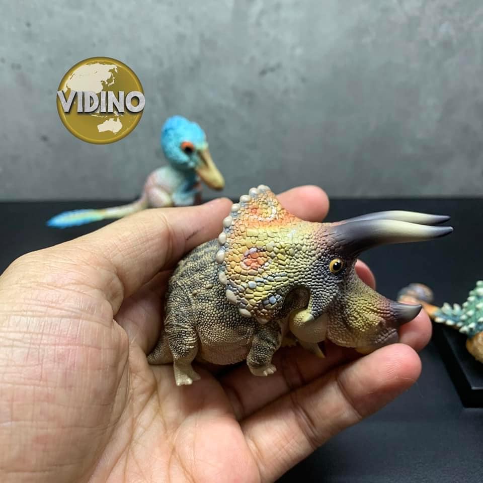 Mô hình khủng long Chibi chính hãng Round Animal