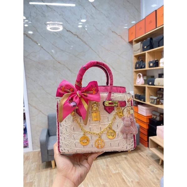 Túi HM BIKIN CÁ SẤU SPSL sang chảnh