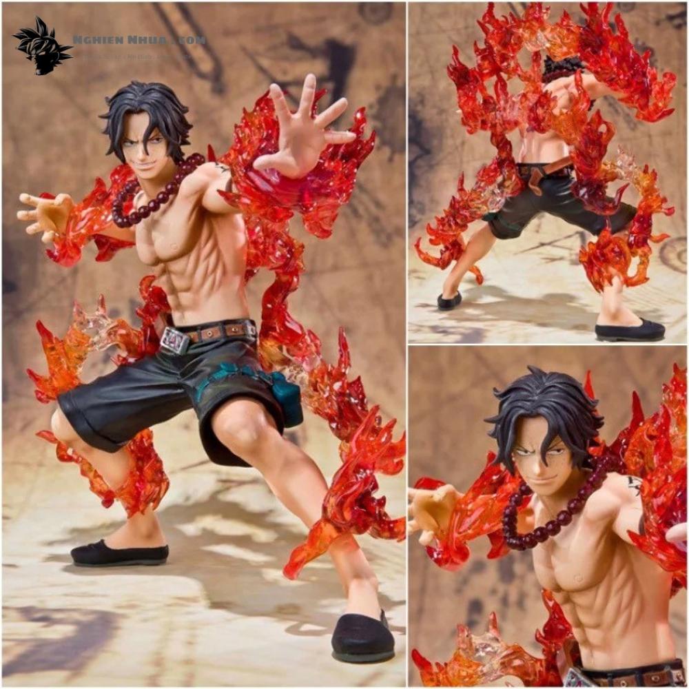 Mô hình One Piece ACE 2 đầu F.zero hàng cao cấp đế có chữ tên nhân vật ACE cao 15cm có hiệu ứng chiến đấu đặc biệt