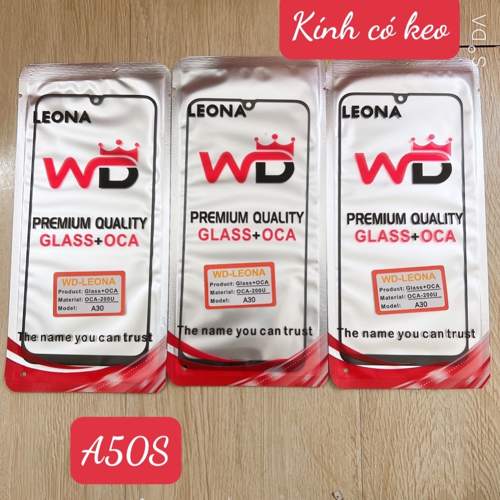 KÍNH SAMSUNG A30 - A50 - A50S CÓ ÉP KEO OCA