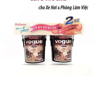 Cặp 2 hộp Sáp thơm Cafe Hàn quốc Bullsone Vogue dạng cốc để trên xe hơi