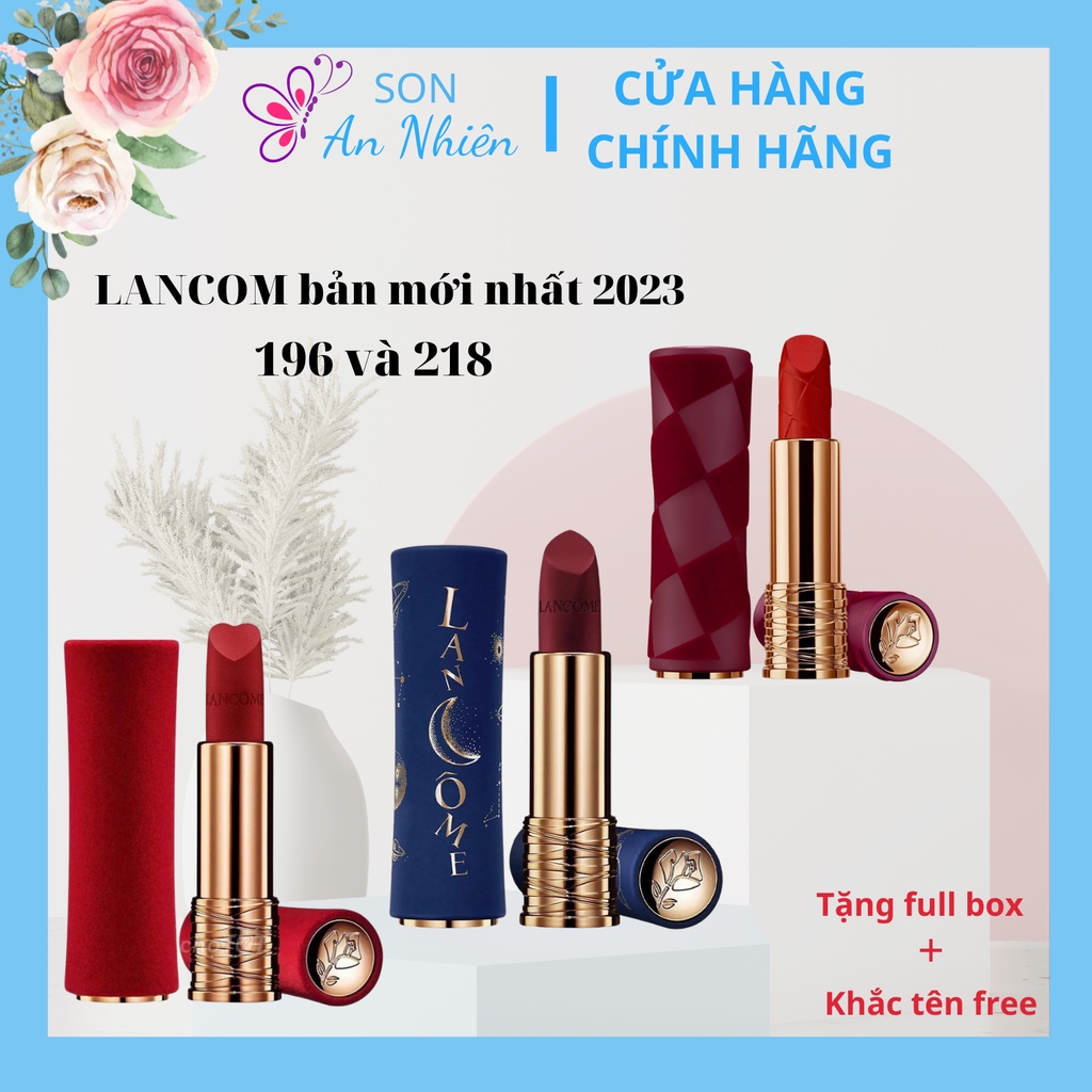 Son Lancome Limited 121 - 912 Lucky In Love [ 2022 ] _Son kem lì Lancome L'Absolu Rouge Drama Ink 6ml