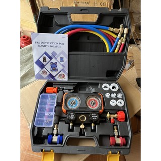 Bộ Đồng Hồ Nạp Gas Lạnh Điều Hoà Ô Tô full phụ kiện tặng kèm