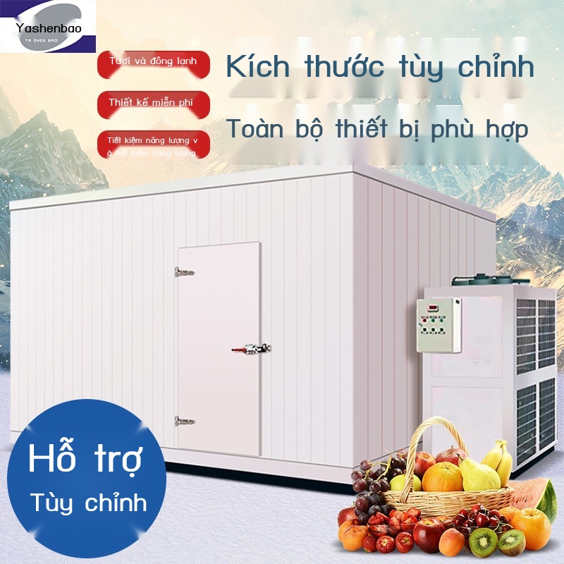 Nhà máy cung cấp trực tiếp trái cây, rau củ, hải sản, thịt Kho giữ tươi siêu thị Kho cấp đông nhanh thương mại Kho lạnh