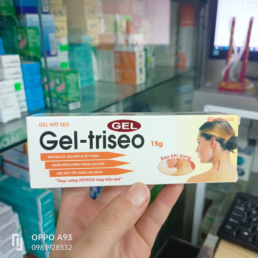 Gel mờ sẹo Halaco tuýp 15g mẫu mới