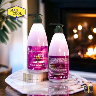 1 chai sửa  tắm  hoa nghệ tây (700ml)