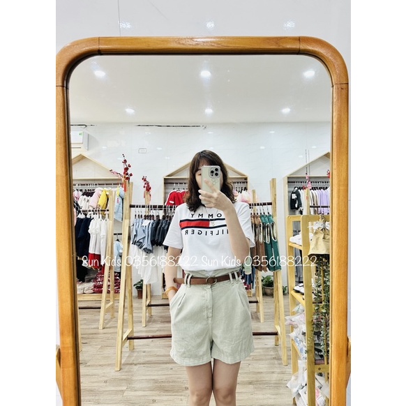 🌼  Áo Phông Tommy Xịn Sò Cho Bé Trai Bé Gái Size 90-150  mẹ mặc đôi với con được