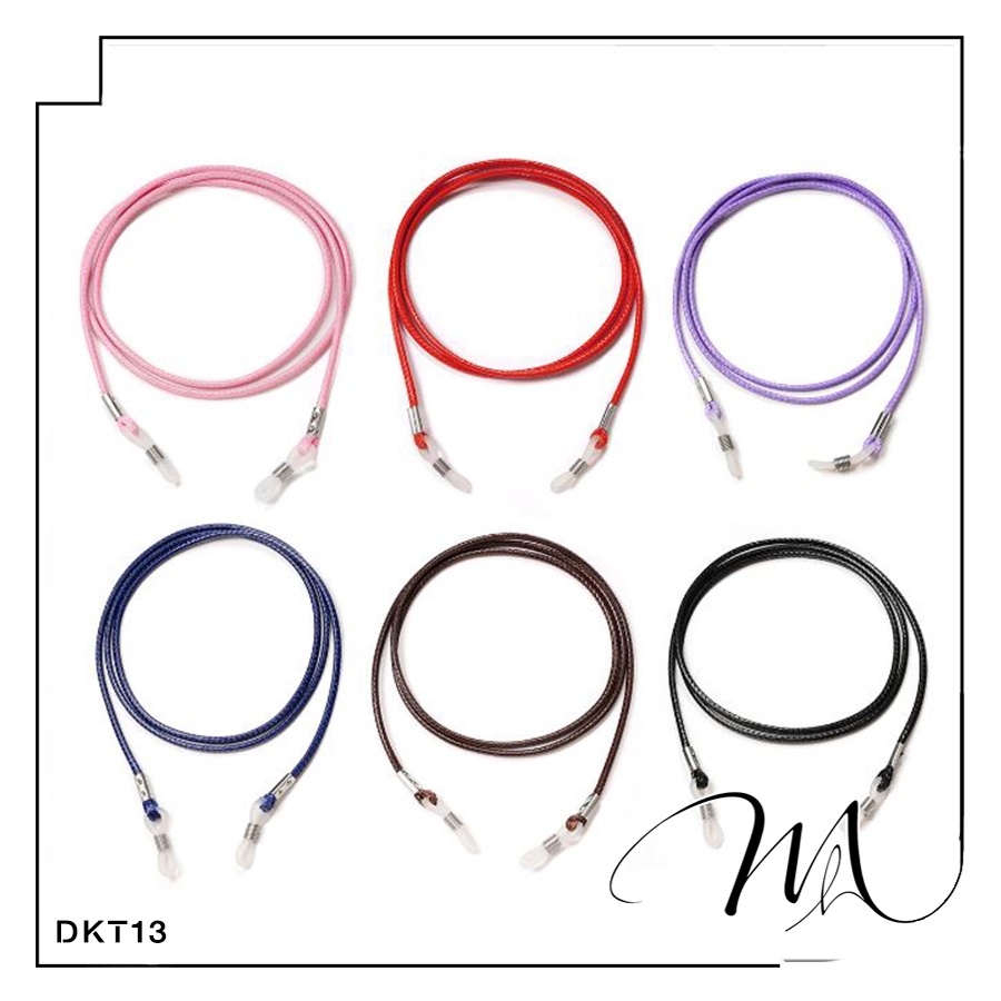 Dây đeo mắt kính chống thất lạc dây da phong cách Hàn Quốc - Măng's House DKT12