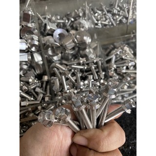 Bộ ốc lốc máy Salaya inox mẫu trụ thái phân loại nhiều xe