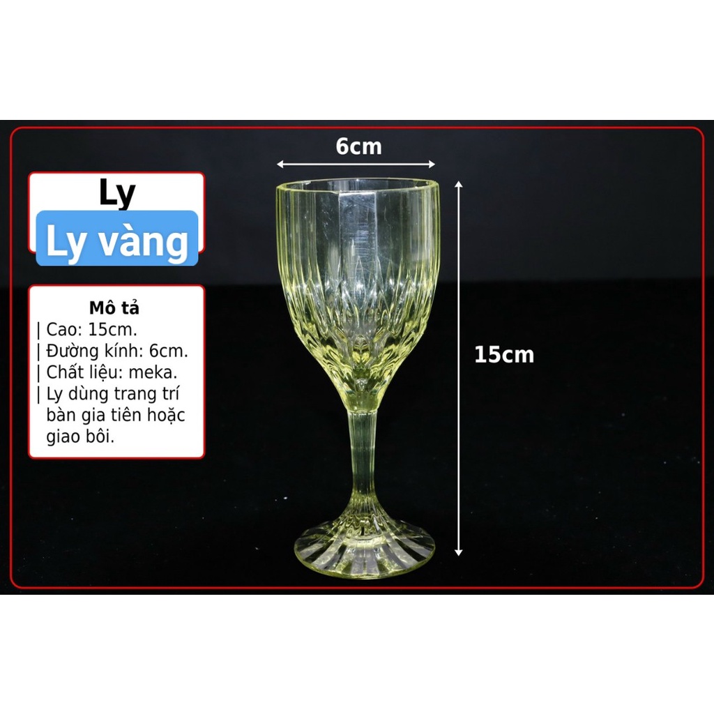 Ly giao bôi cô dâu chú rể trang trí tiệc cưới