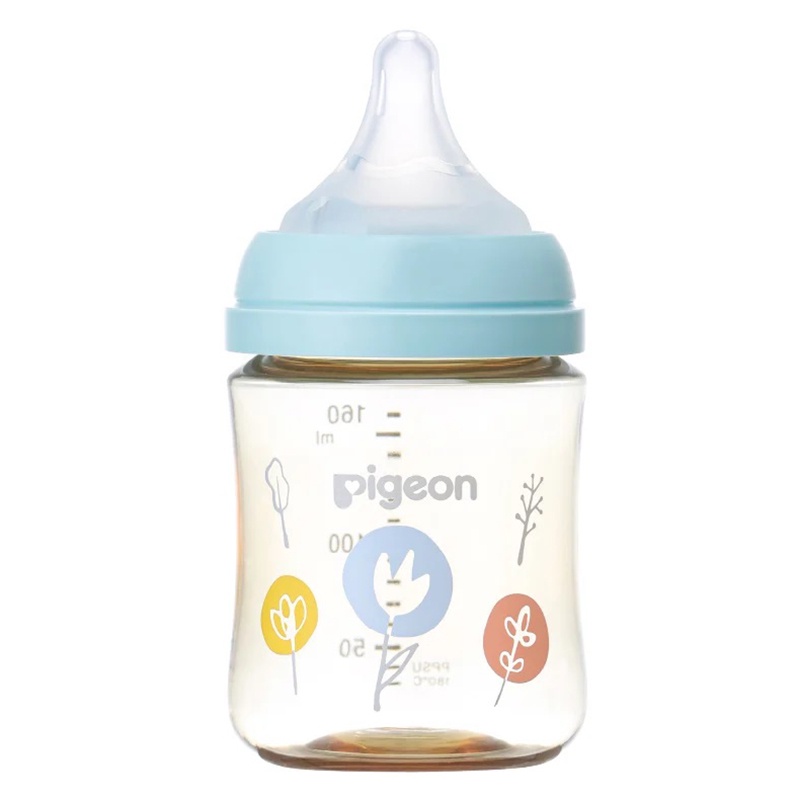Bình sữa Pigeon PPSU Plus WN3 Nhật Bản in hình 160ml - 240ml