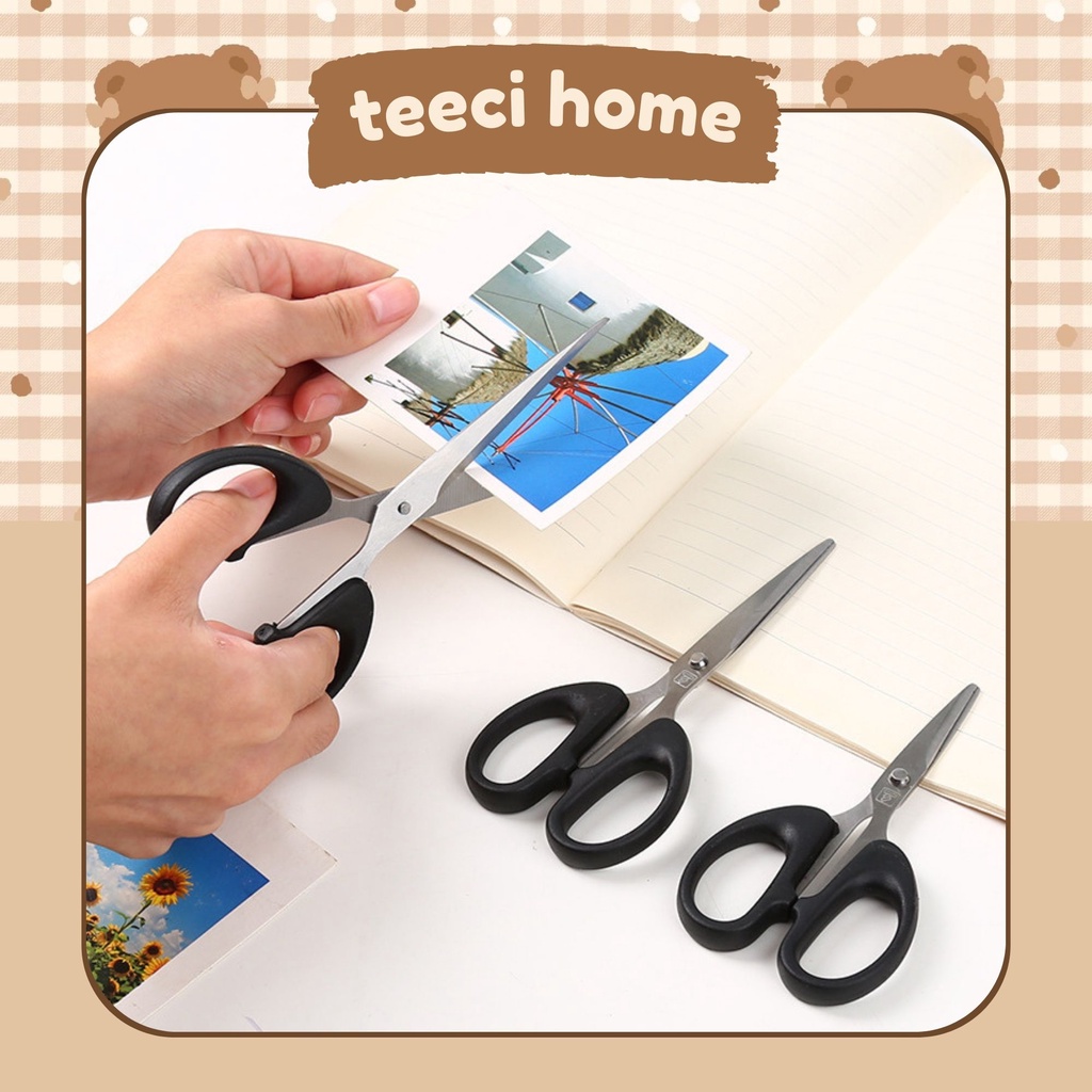 Sỉ Kéo Cắt Giấy Thủ Công Học Sinh Kéo Văn Phòng Cán Đen 16Cm U062