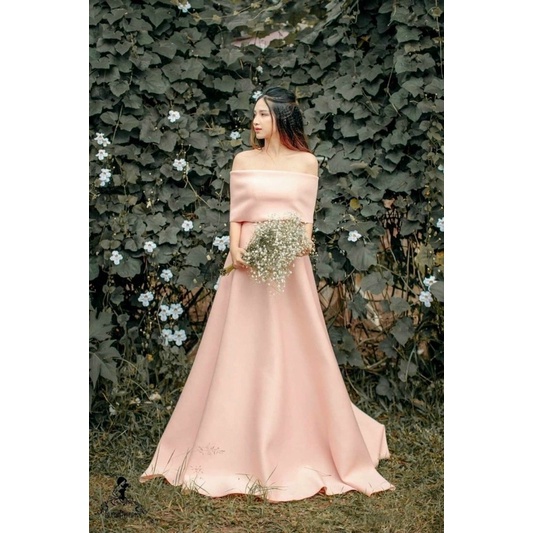 Đầm maxi dự tiệc mặc cưới được 3 kiểu TRIPBLE T DRESS -size M/L - MS201V