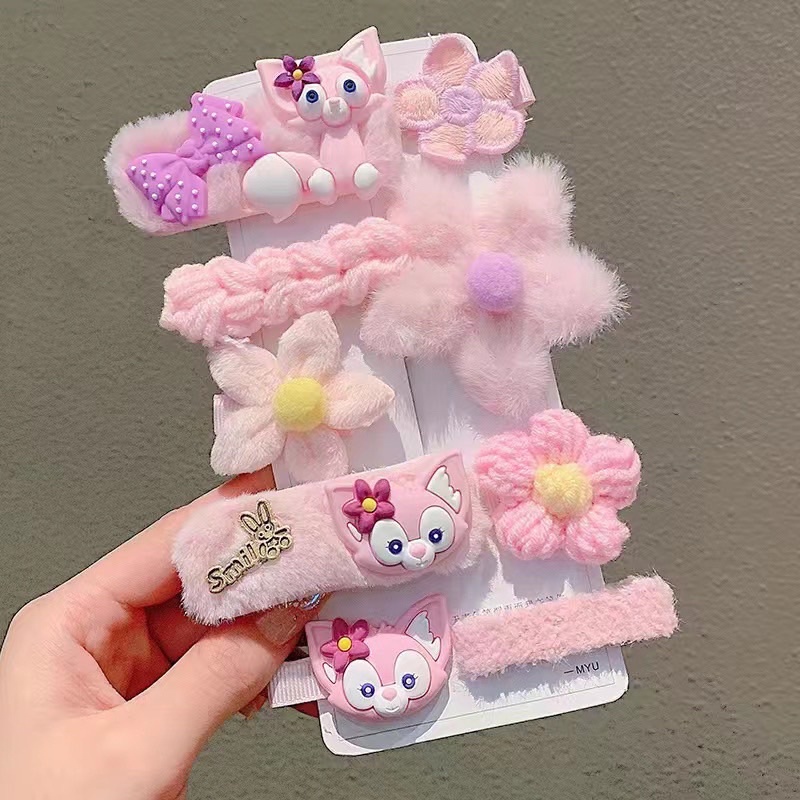 Set kẹp cho bé đủ màu dễ thương