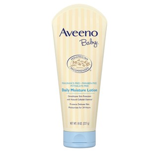 Dưỡng thể không mùi cho trẻ em Aveeno Baby Daily Moisture Lotion Fragrance Free 227g (Mỹ)