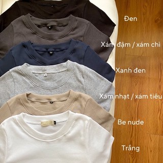 Peekaboo- Áo basic tee croptop