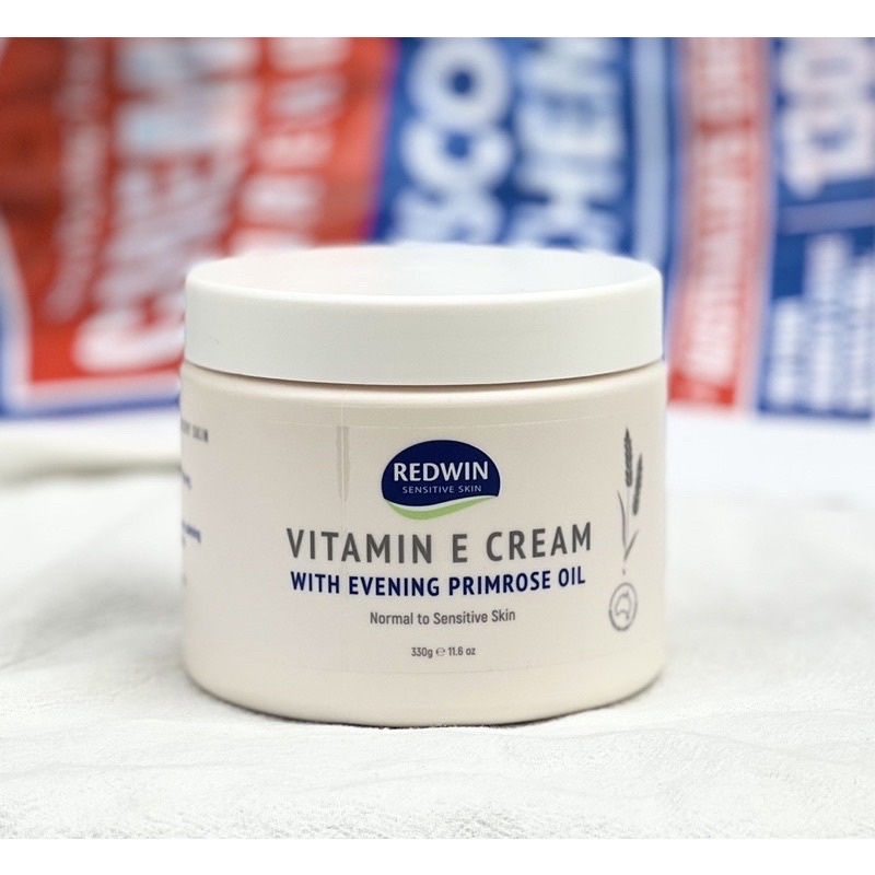 Kem dưỡng ẩm chuyên sâu Redwin Vitamin E Cream With Evening Primrose Oil 330g