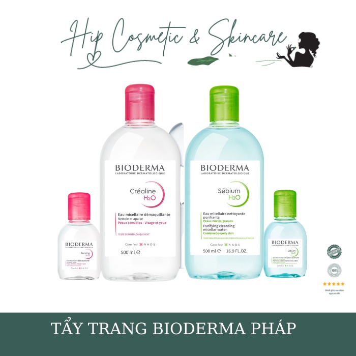 Nước Tẩy Trang Bo H2O Pháp (100ml ~ 500ml)