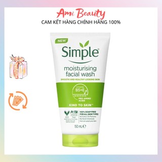Sữa rửa mặt Simple Kind To Skin Moisturising Facial Wash 150ml