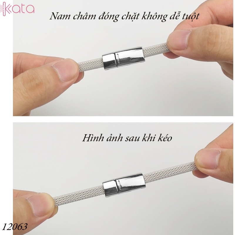 Dây Giày Lười Đàn Hồi Khóa Nam Châm Tiện Lợi Nam,Nữ, Trẻ Em 12063