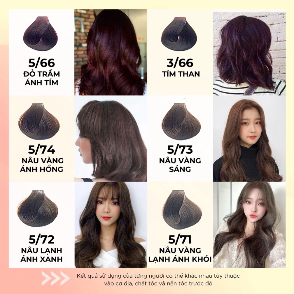 Thuốc Nhuộm Tóc Thực Vật TOPCHARM 26 Màu Thời Trang - Chiết Xuất Tự Nhiên, Lành Tính, Giúp Bảo Vệ Tóc - tuýp 200ml