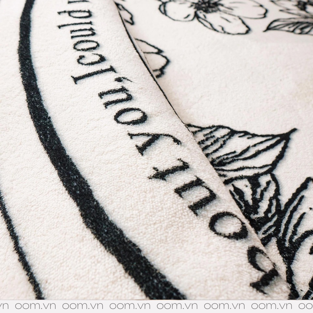 THẢM TRÒN TRANG TRÍ FLORAL