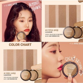 {CÓ BILL} Phấn Tạo Khối PERIPERA Ink V-Shading 9.5g