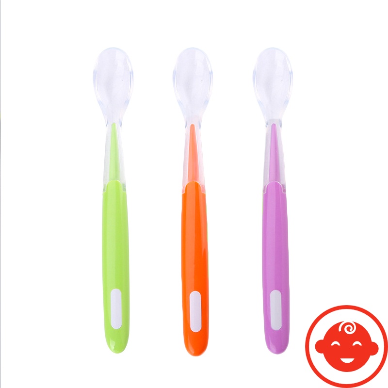 Thìa ăn dặm silicon MỀM DẺO bảo vệ nướu cho bé