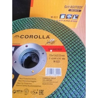 [10 viên] Đá cắt 125mm xanh mỏng chất lượng tốt